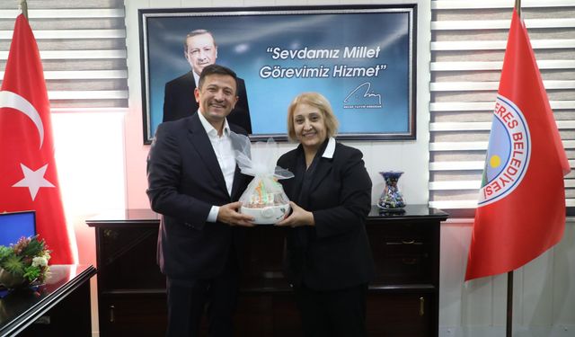 AK Partili Dağ'dan Başkanvekili Şen'e 'hayırlı olsun' ziyareti