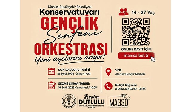 Manisa’da genç müzisyenler aranıyor