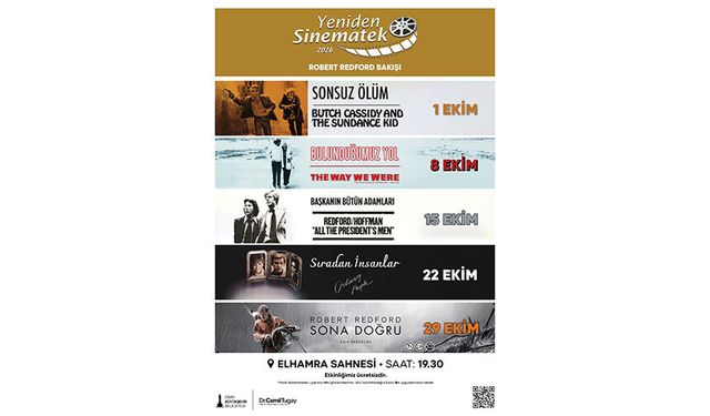 Yeniden Sinematek’te yeni sezon: “Robert Redford Bakışı”