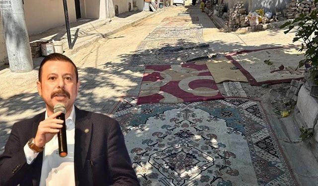 AK Partili Kaya'dan Büyükşehir'e 'halı' tepkisi: Belediyecilik çökmüş!