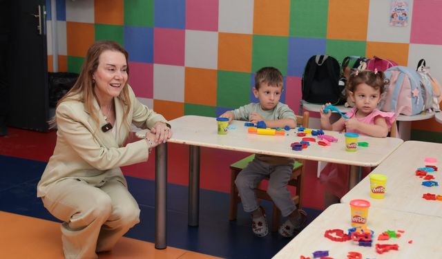 Başkan Mutlu, Oyun Evi miniklerinin yeni dönem heyecanına ortak oldu