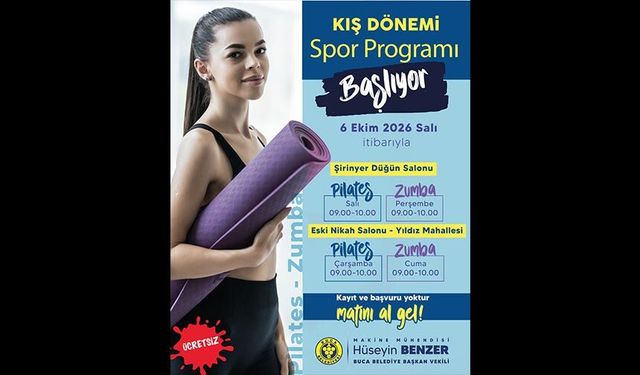 Buca’da kış dönemi spor kursları başlıyor