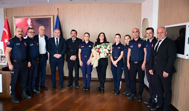 Çerçioğlu’ndan itfaiyecilere teşekkür: “Her koşulda yanınızdayız”