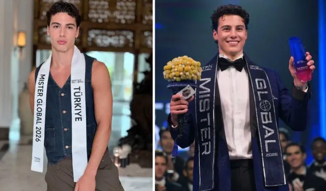 Dünyanın en yakışıklı erkeği seçildi: Mister Global 2026 birincisi Türkiye'den!