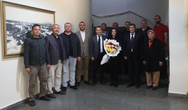 Çerçioğlu'na AK Parti Kuyucak'tan ziyaret