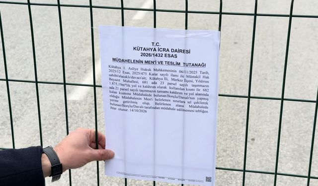 Bir garip olay... Yol, mahkeme kararıyla kapatıldı!