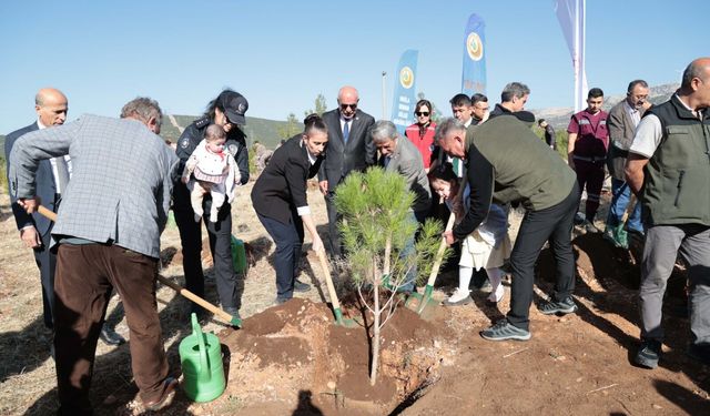 Muğla'da şehit polis Tayfun Baş anısına hatıra ormanı