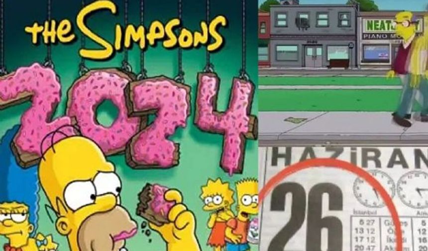 Simpsonslar'dan tüyler ürperten 2024 tahmini!