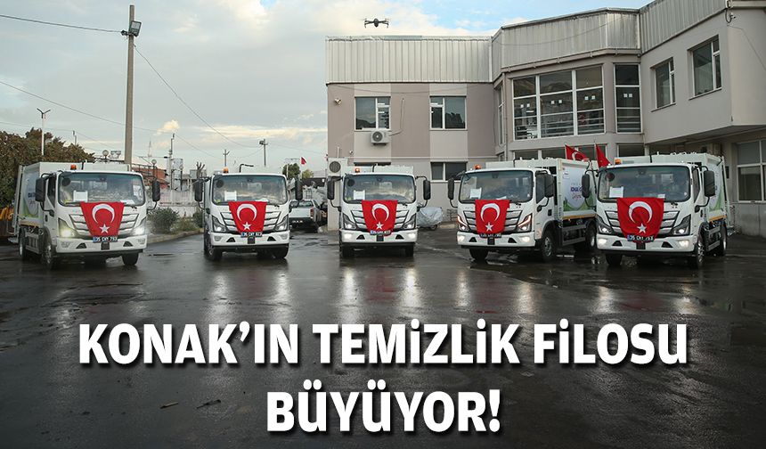 Konak'ın temizlik filosu büyüyüor