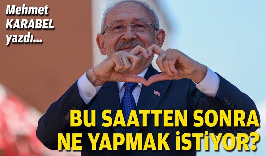 Bu saatten sonra ne yapmak istiyor?