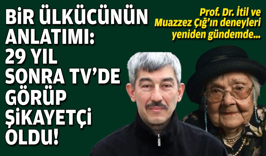 Bir ülkücünün anlatımı: 29 yıl sonra televizyonda görüp şikayetçi oldu!