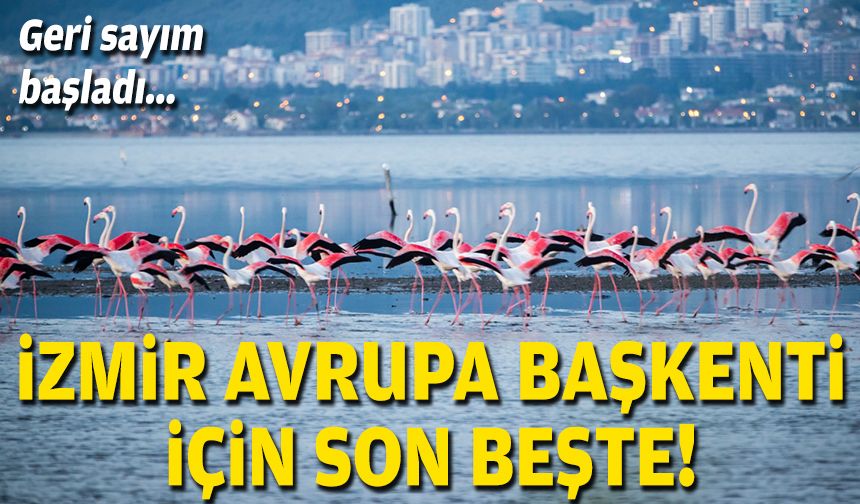 Geri sayım başladı... İzmir Avrupa başkenti için son beşte!