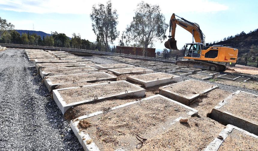 Büyükşehir'den Örnekköy’e çift katlı mezarlık alanı