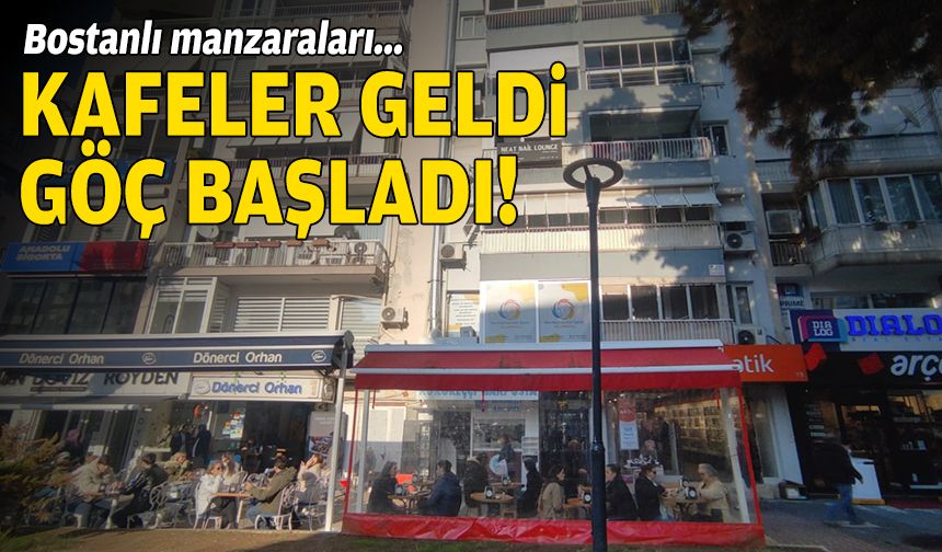 Bostanlı manzaraları: Kafeler geldi, göç başladı!