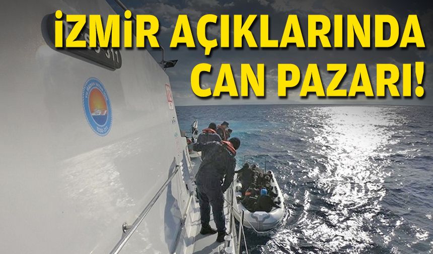 İzmir açıklarında can pazarı!