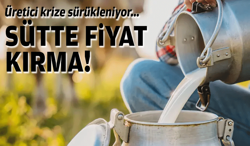 Üretici krize sürükleniyor... Sütte fiyat kırma!