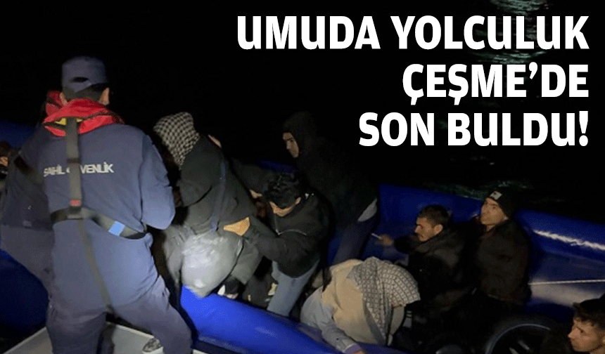 Umuda yolculuk Çeşme'de son buldu!