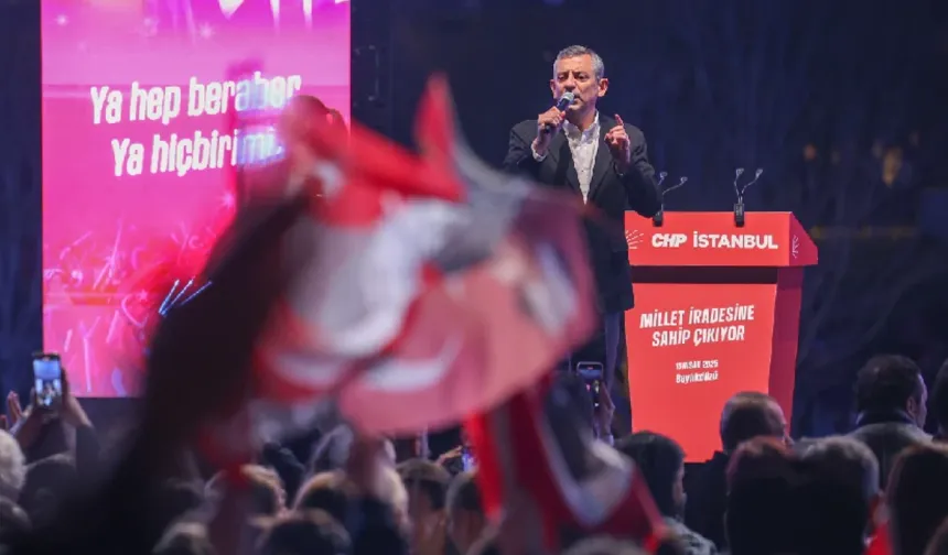 CHP'nin üçüncü mitinginde 'Kanal İstanbul' detayı!
