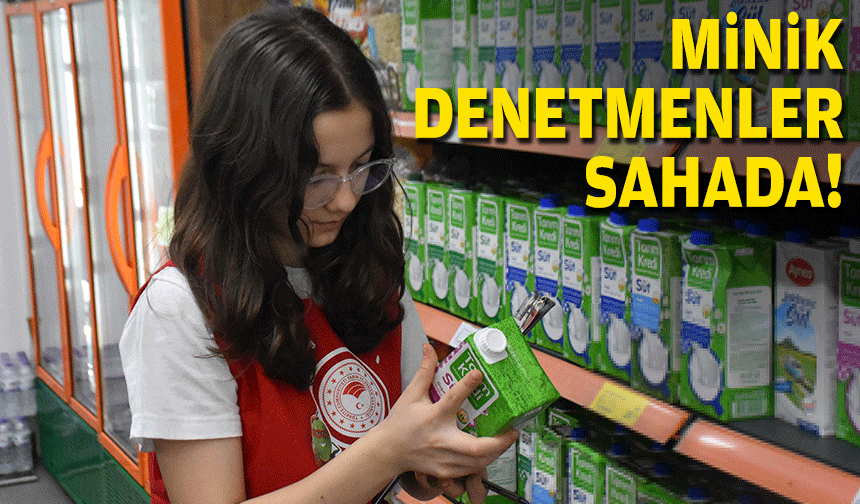 Minik denetmenler sahada!