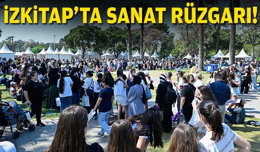 İZKİTAP’ta sanat rüzgârı
