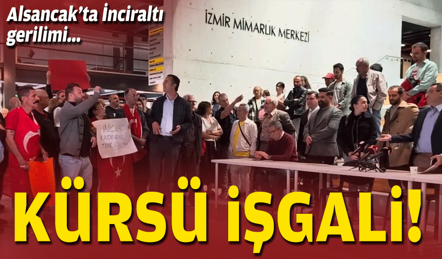 İnciraltı tartışması Alsancak'a taşındı... Protestoya protesto!