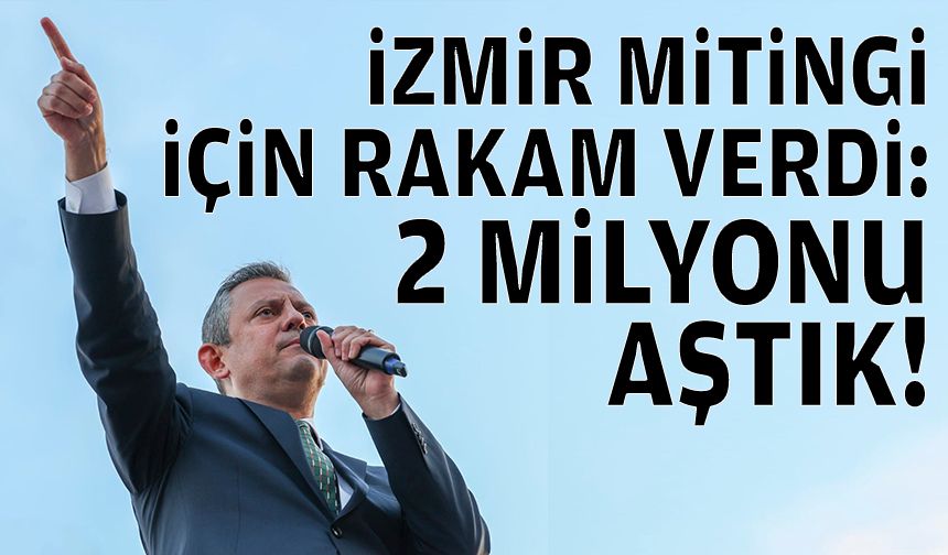 Özgür Özel’den İzmir mesajları
