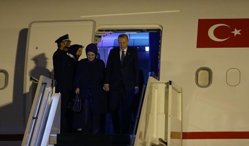 Erdoğan yurda döndü