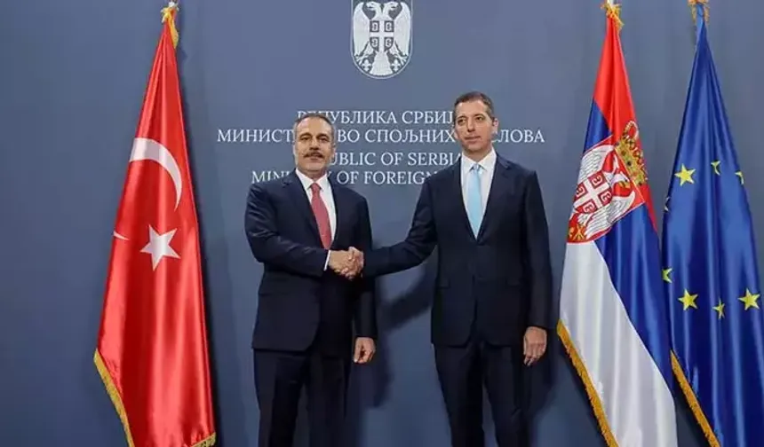 Fidan, Sırbistanlı mevkidaşı ile görüştü