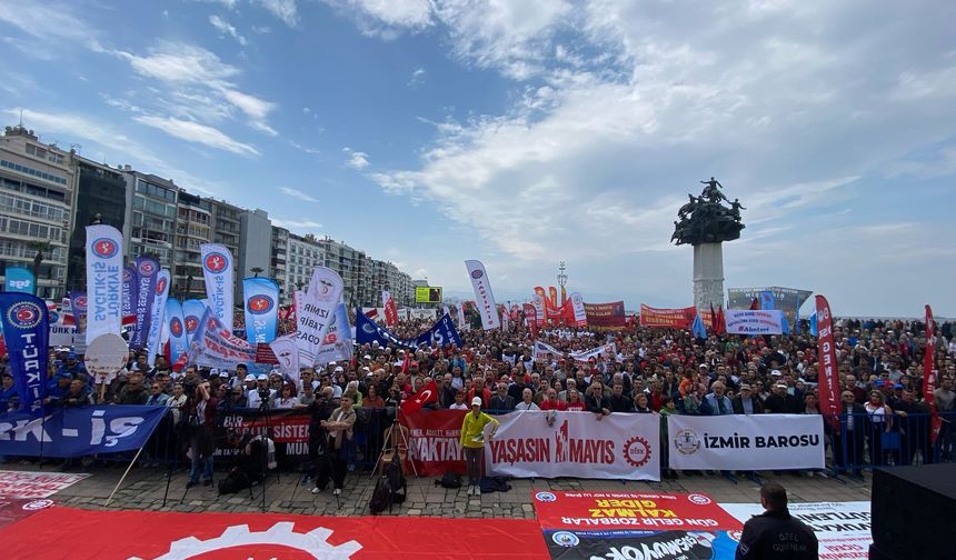 İzmir’de coşkulu 1 Mayıs!