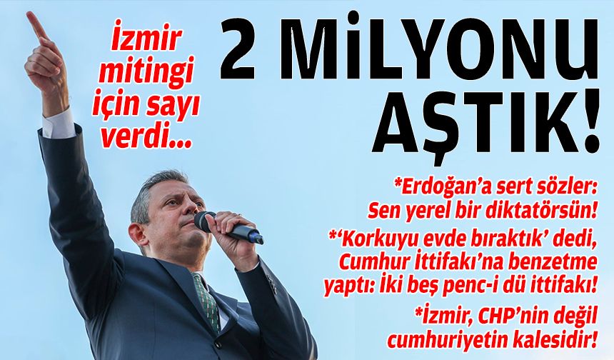 Özgür Özel’den İzmir mesajları