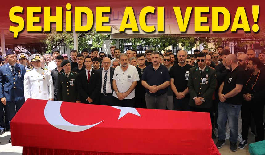Şehide acı veda!