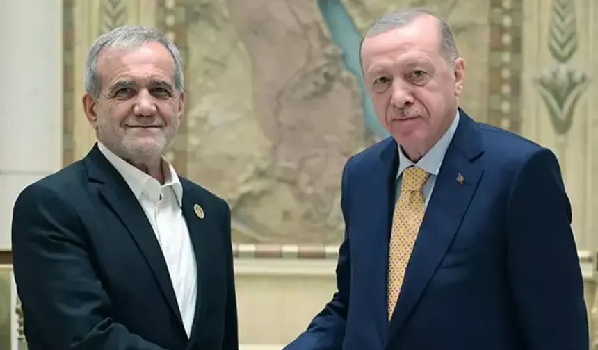 Cumhurbaşkanı Erdoğan, Pezeşkiyan ile görüştü!