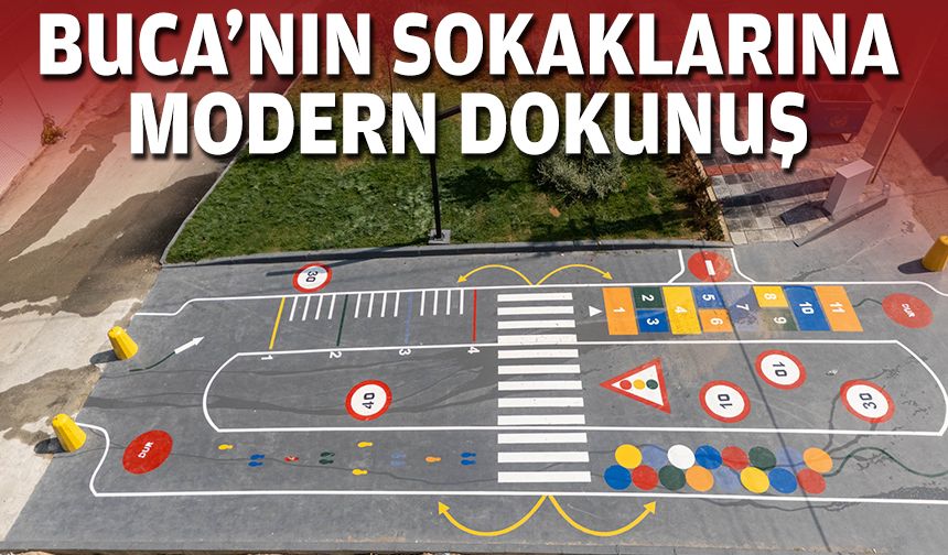 Buca’nın sokaklarına modern dokunuş