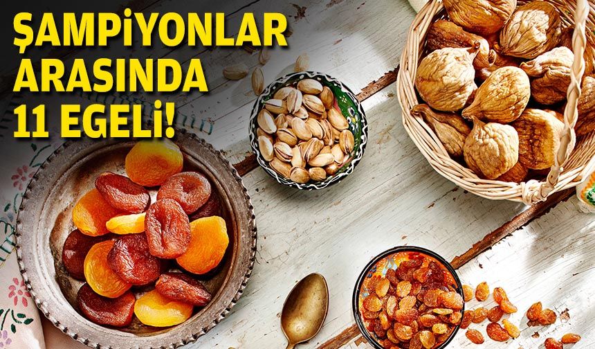 Şampiyonlar arasında 11 Egeli!