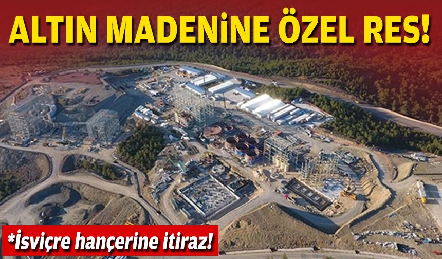 Altın madenine özel RES!