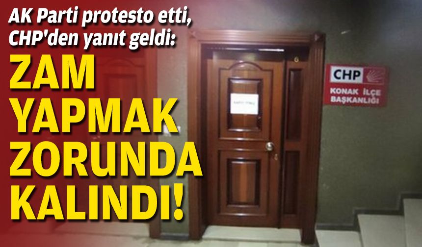 AK Parti protesto etti, CHP'den yanıt geldi: Zam yapmak zorunda kalındı!
