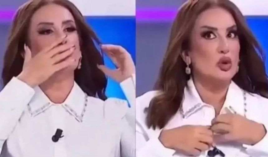 Sunucu canlı yayında fenalaştı stüdyoyu terk etti