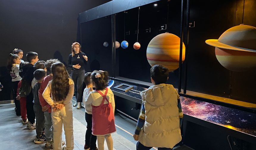 Çiğlili minikler Uzay Kampüsü’nde buluştu
