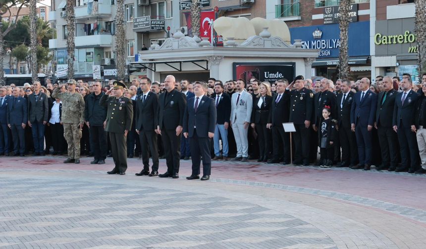 Atatürk, Menemen'de özlemle anıldı