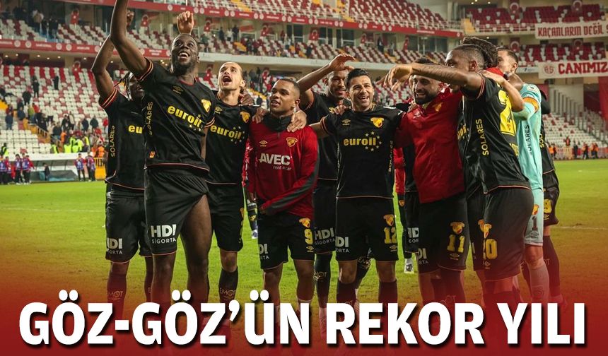 Göz-Göz'ün rekor yılı