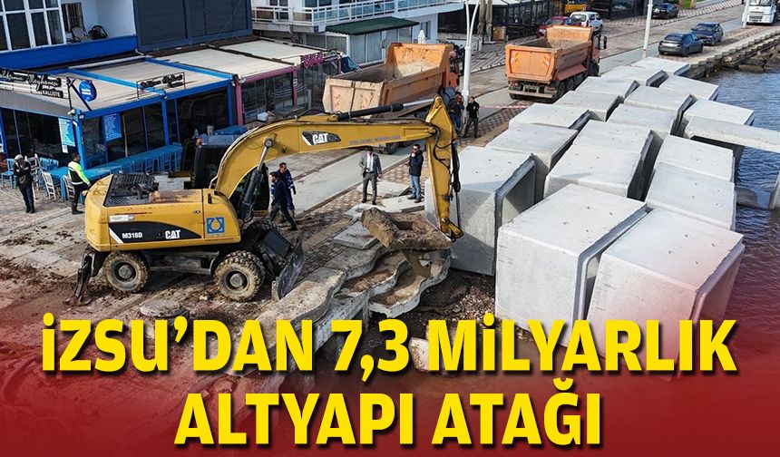 İZSU’dan 7,3 milyarlık altyapı atağı