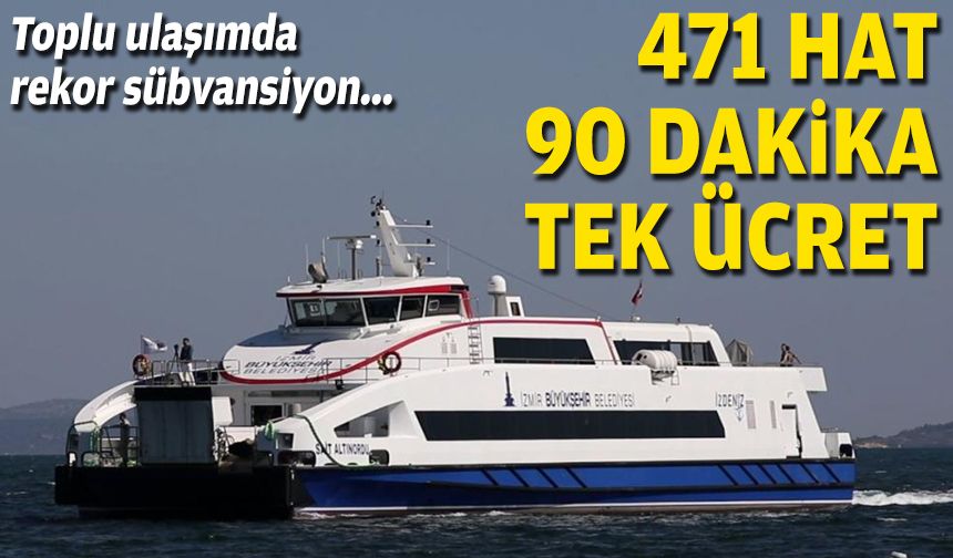 Toplu ulaşımda rekor sübvansiyon dönemi