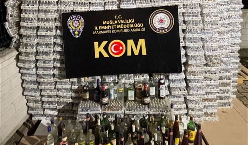 Yakalanmasa piyasaya sürülecekti...  104 bin şişe kaçak içki ele geçirildi