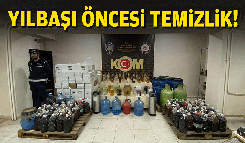 İzmir’de yılbaşı temizliği!