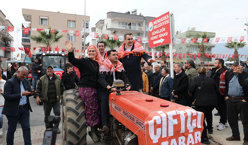İzmir'de çiftçilerden traktörlü isyan!