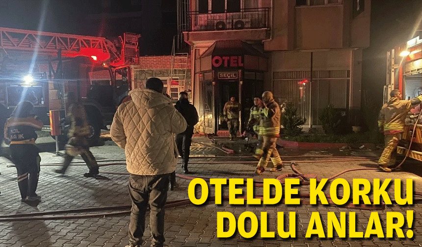 Otelde korku dolu anlar!