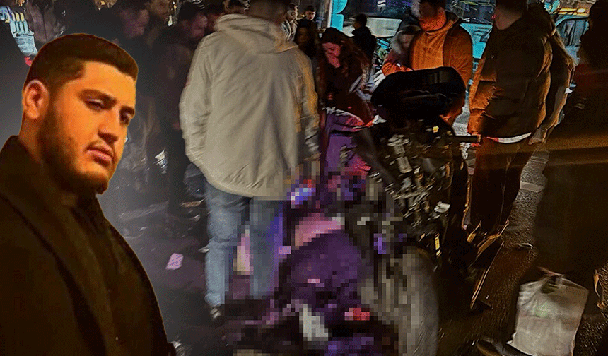 Genç motosikletli kaza kurbanı!