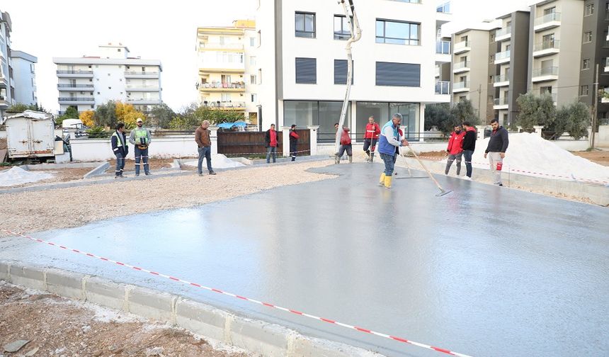 Menderes Belediyesi’nden yeni park ve otopark