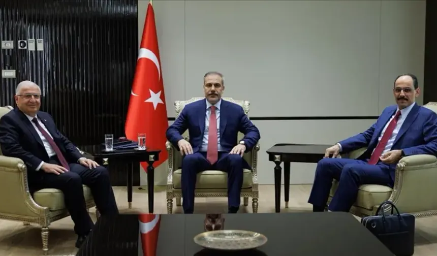 Fidan, Güler ve MİT Başkanı Şam'da!