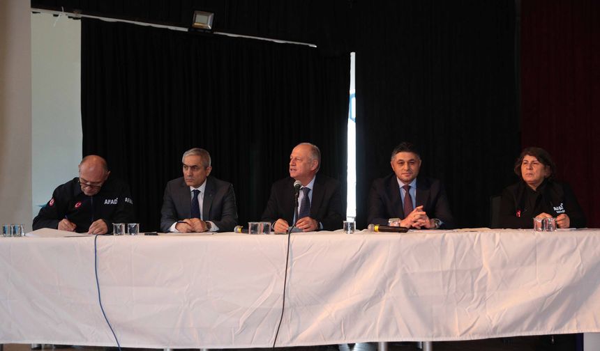 Aliağa’da İlçe Afet Müdahale Planı toplantısı gerçekleştirildi